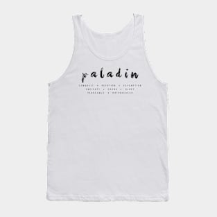 Paladin Dungeons and Dragons | D&D | DnD Gifts | RPG Gifts Tank Top